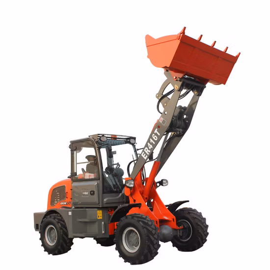 中国メーカー Everun ファームガーデン Er416t 小型ミニバケットショベルホイールローダー